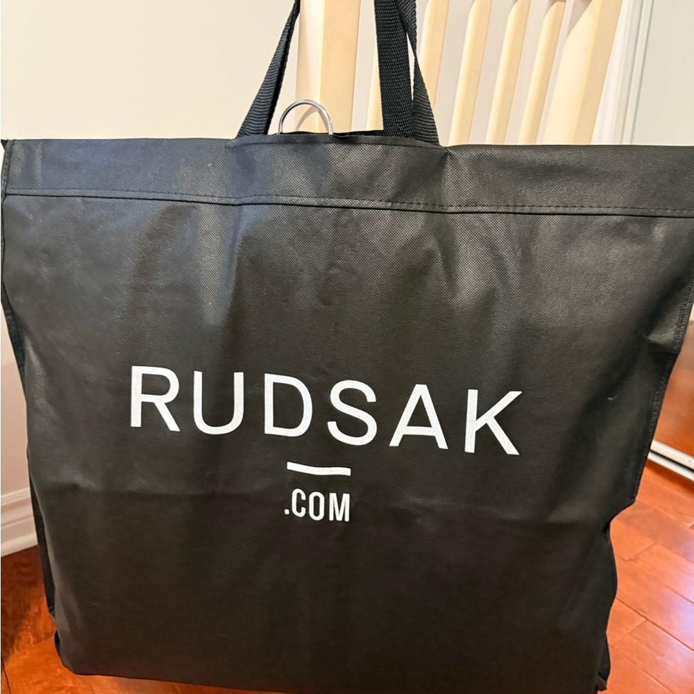 RUDSAK Men's Black Field Jacket with Leather Accents - Picture 3 of 3